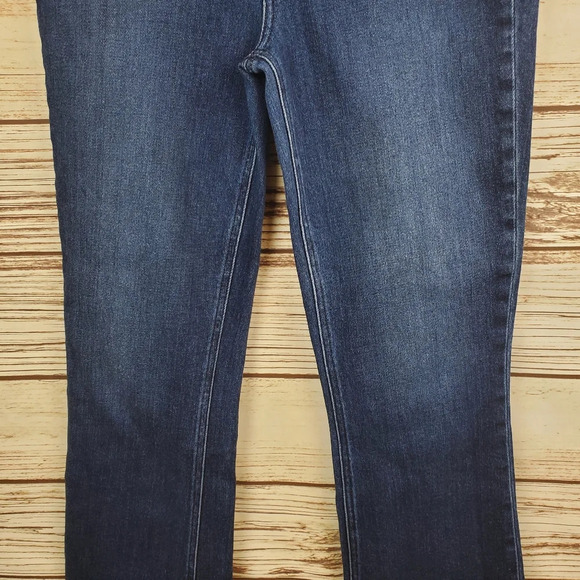 Paige Womens Size 31 Claudine Promenade/Dark Wash Ankle Flare Bootcut Jeans #233 - Picture 4 of 11